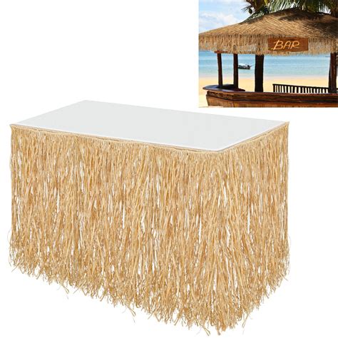 hawaiian skirt table|hawaiian tablecloth skirts.